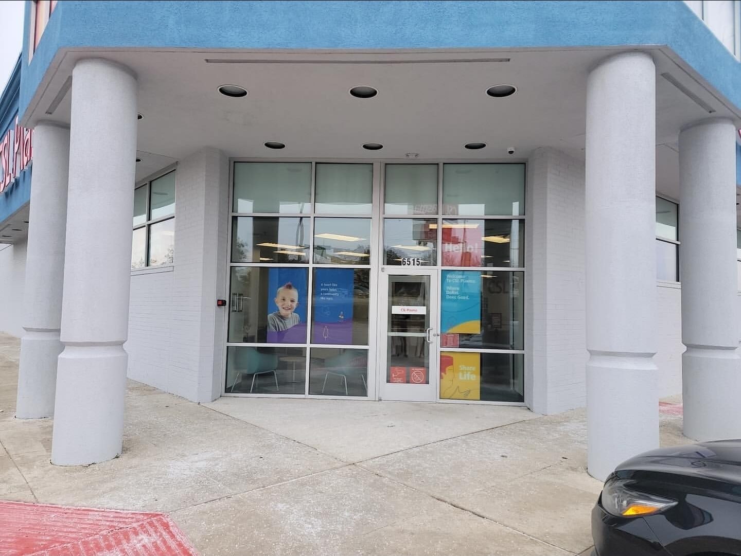 CSL Plasma Entrance