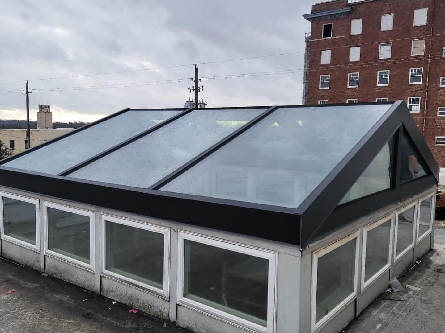 Glass Roof Structure