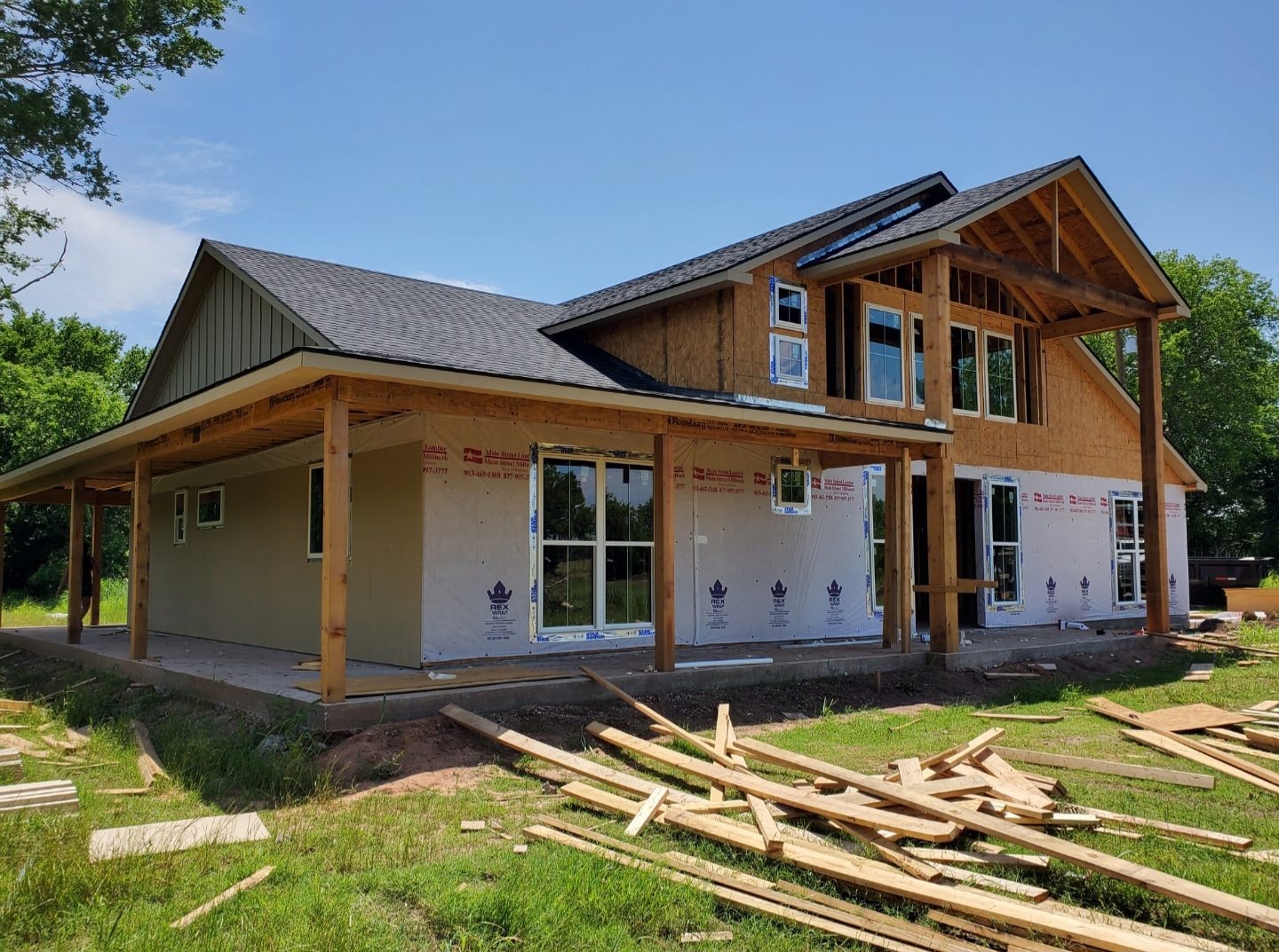 New Construction — Porch Side