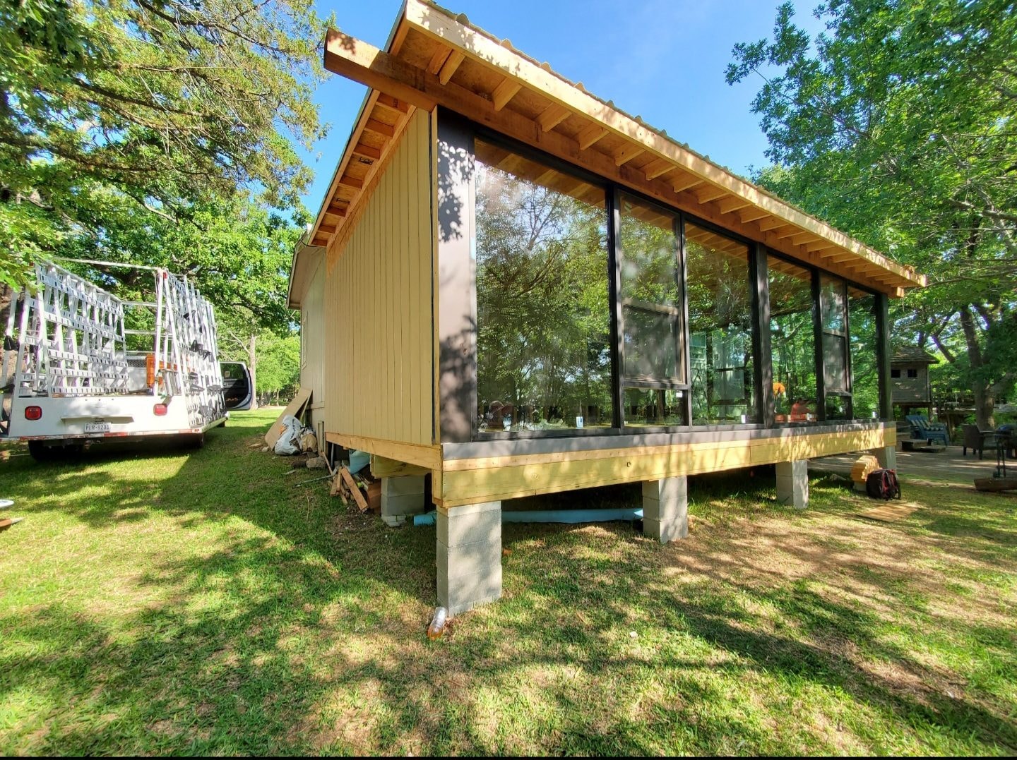 Residential glass door